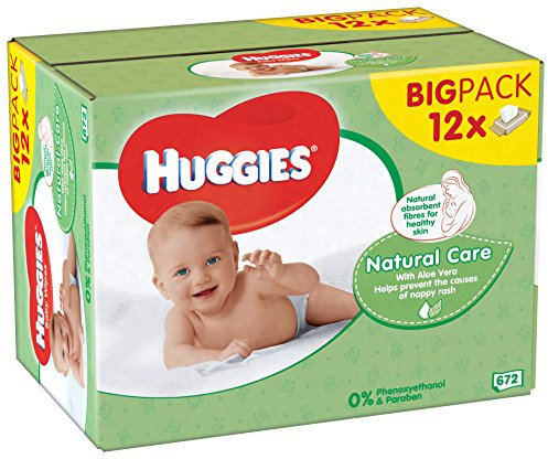 Huggies Natural Baby Wipes - 12 Pack (56 Wipes Per Pack, 672 Wipes Total)