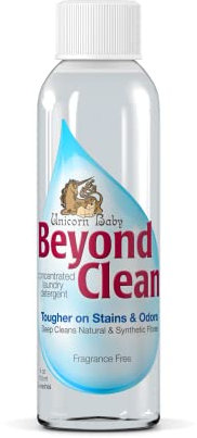 UNICORN BABY Beyond Clean Waschmittel, 118 ml, für Babys geeignet, für tiefe Reinigung von Wollstoffen, Stoffwindeln und anderen Rohfasern ohne Duftstoffe
