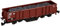 Märklin 86501 - Gleisreinigungswagen, Spur Z, Rot, Braun