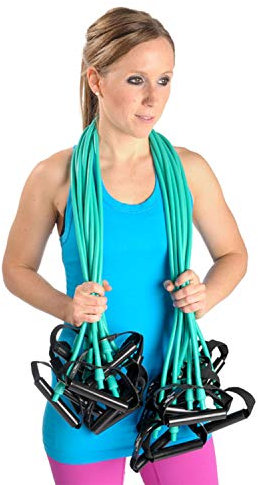 Dittmann 10er Paket Body-Tube Widerstand Training Functional Fitness Reha grün