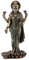 Top Collection Lakshmi-Statue auf Lotusplattform – Göttin des Reichtums, des Wohlstands, der Weisheit und des Glücks in hochwertiger kaltgegossener Bronze, 26,7 cm, Sammlerstück, Hindu-Figur (kaltgegossene Bronze)