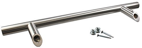 h Haustürgriff Edelstahl Vanessa, Stoßgriff mit 45° schrägen Stützen L=1800 mm, A=1300 mm (1 ST)