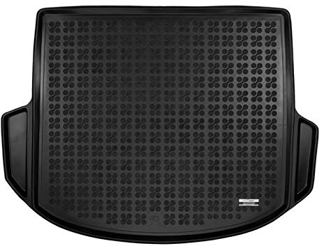 AZUGA Gummi-Kofferraumwanne für Hyundai Santa Fe 2012-2018 (DM) 5-Sitzer | hoher Rand, rutschfest, wasserdicht, Premium Kofferraummatte passgenau, TPE-Gummi, AZ12000189