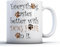 Finger prints - Everything Tastes Better Dog Hair - Pet Owner Gift Mug, Ceramic, 11fl.oz.