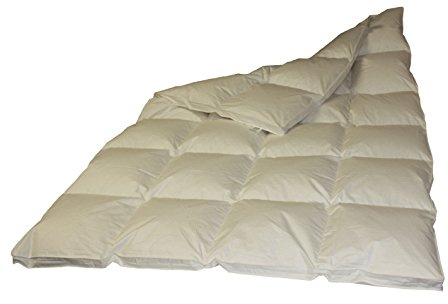 Betten Hofmann Belladream Daunenbett Daunendecke 4x6 mit Außensteg, 135x200 cm, 960g Daunen, 100% Daunen, warme Ganzjahresdecke, Naturprodukt