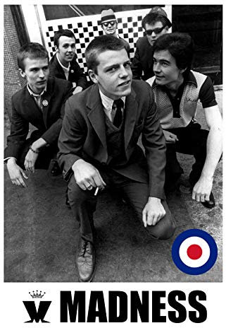 Madness Poster – # 4 – SKA – MOD Band – 1980er Jahre Musik – Pop-Musik – Suggs – A3 Poster Druck Schild