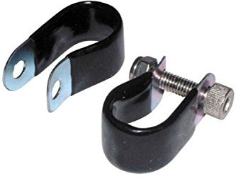 Tortec P-Clips Rack, Schwarz, 13 mm