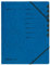 herlitz 10843050 Ordnungsmappe Quality 1-7, A4, blau, 7 Fächer mit Gummizug, 1 Stück
