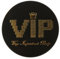 NEU Konfetti VIP, Ø 3,5 cm, schwarz, 50 Stück