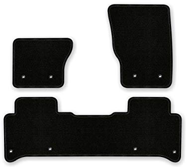 Bär-AfC Auto Fußmatten Basic passend für Range Rover Sport ab 2013, Autoteppiche Nadelvlies Schwarz, Rand Kettelung Schwarz, Set 3-teilig, RO09499