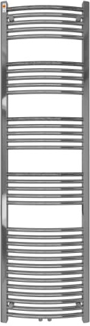 Badheizkörper 500x1800 mm Chrom – Handtuchheizkörper Mittelanschluss – Heizkörper Badezimmer – Wandheizung Stahl – Handtuchtrockner & Raumheizung