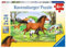 Ravensburger Kinderpuzzle - 08882 Welt der Pferde - Puzzle für Kinder ab 4 Jahren, mit 2x24 Teilen