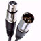 kenable XLR 3 pin Microphone Lead Male to Female Audio Cable Black 0.5m 50cm [0.5 metres]