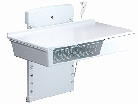 Pressalit R8662000 wandhängender elektrischer Wickeltisch, Abmessungen: 800 x 1400mm