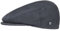 LIERYS Leder Flatcap Lederflatcap Herrencap Cap Schirmmütze Schiebermütze Ledercap (61 cm - blau)