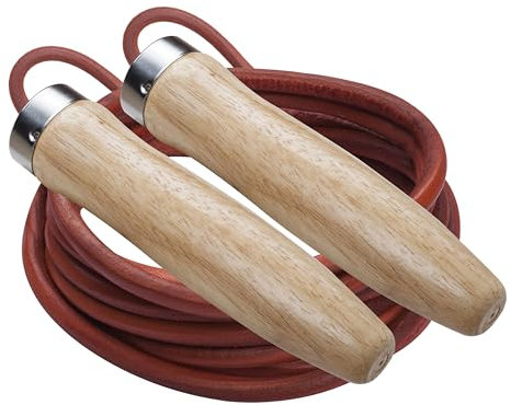 Champion Sports S795, Corda per Saltare in Pelle Pesante con Cuscinetti a Sfera Unisex-Adulto, Multicolore, 9.5' Rope