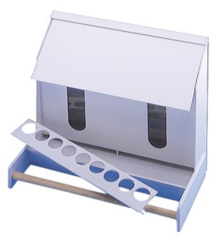 Nobby Futterautomat-Kunststoff Sittiche 25 cm - 2 Fächer, 1 Stück