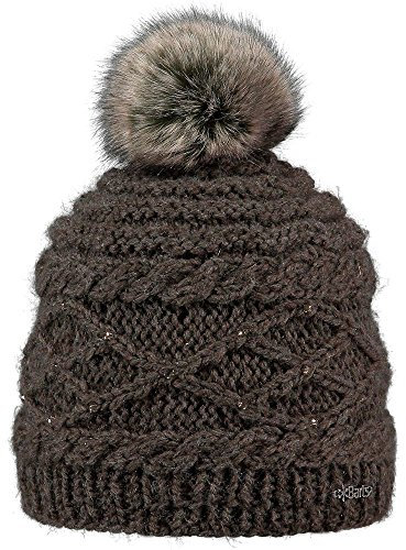 Barts Damen Mütze / Strickmütze Claire Beanie, Braun (Braun) uni