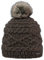 Barts Damen Mütze / Strickmütze Claire Beanie, Braun (Braun) uni