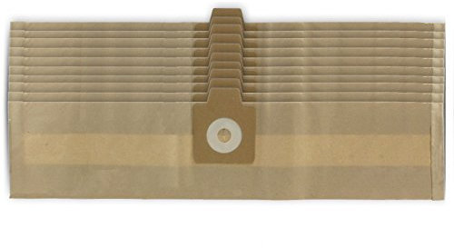 SPARES2GO Lot de 10 sacs à poussière résistants pour aspirateur Nilfisk Cubic GD930 GD930S