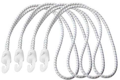 Sprenger Zeising (Spanngummi) mit Gummischlaufe und Haken – 4er Pack – 500 mm