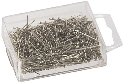 KnorrPrandell 8045518 Stecknadeln, 18 mm - 0.6 mm Durchmesser, Silber