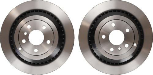 TRW DF7352 2x Bremsscheiben Kompatibel mit Mercedes-Benz M-Class SUV (W164) 2005-2013 Hinterachse und Andere Fahrzeuge