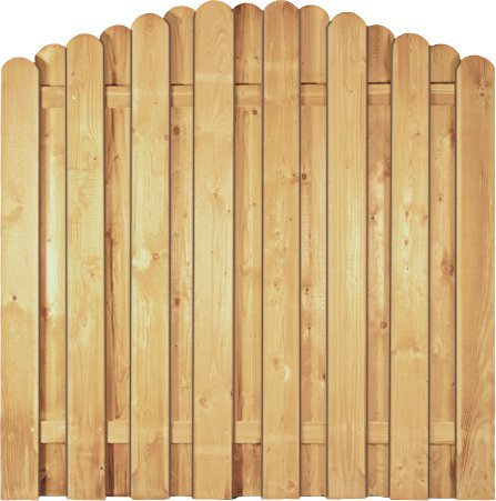 GreenSeason Lattenzaun Korfu B180 x H180/160 cm.