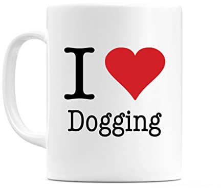 WeDoMugs I Love Dogging 11oz Coffee Tea Ceramic 11oz Coffee Tea Gift Mug Cup