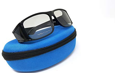 Hi-SHOCK passive 3D glasses for 4K 3D TV compatible with LG, Grundig, Leo or AG-F420 / PTA417 / TDG500P / TY-EP3D20E / PX1821E-1TVA | incl. case [polarization 3D technology]