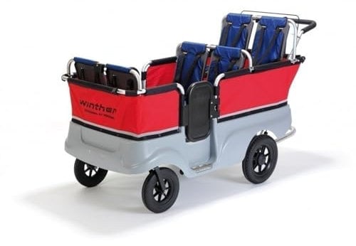 Turtle Kinderbus für 6 Kinder (Belastbarkeit: bis 110 kg Gesamtgewicht) von Winther