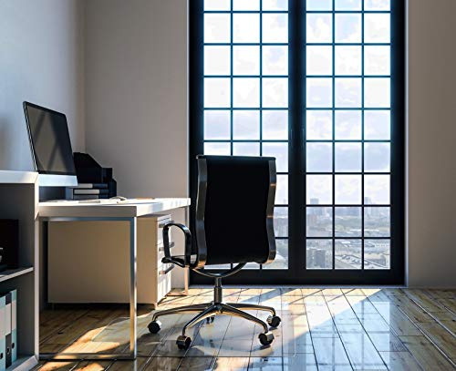 Floortex Bodenschutzmatte | Bürostuhlunterlage ultimat | 119 x 89 cm | aus Original-Floortex-Polycarbonat | transparent | rechteckig mit Lippe | für Harte Böden