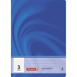 Brunnen 20 x Schulheft Young Vivendi A4 Lineatur 3 90 g/qm 16 Blatt
