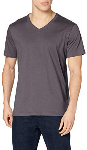 Stedman Apparel Men's Ben (V-neck)/St9010 Premium T Shirt, Slate Grey, S UK