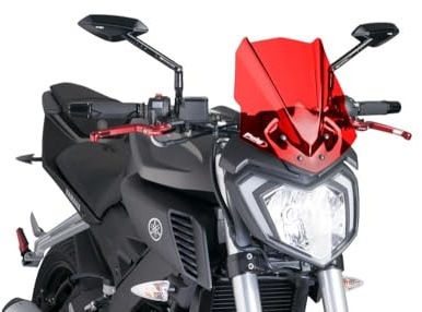 Puig 7654R Naked New Generation Sport model specific design, Red
