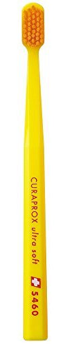CURAPROX CS 5460 Ultra-Weiche Zahnbürste, Gelb, Packung mit 2 Stück