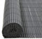ESTEXO Brise-vue en PVC en tubes en plastique gris 1,80 x 4 m