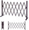 Absperrgitter HWC-B34, Scherengitter Rankhilfe Tierschutzgitter ausziehbar, Alu braun - Höhe 103cm, Breite 31-261cm
