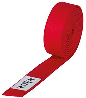 KWON Budogürtel 4 cm breit 300 rot