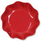 10 Assiettes coupelle Corolle rouges