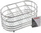 APOLLO THE HOUSEWARES BRAND Chr Cutlery Caddy Oval, Multi-Colour, 20x10.5x10.7, Metal, 5661