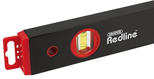 Draper Redline 68018 Nivel de Burbuja, 1200 mm, negro