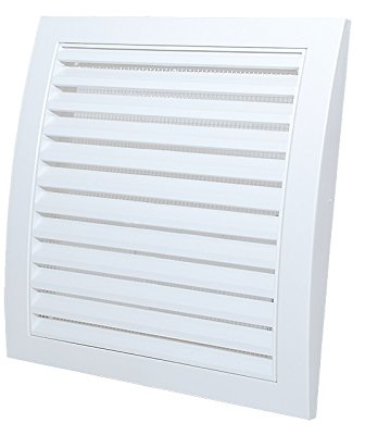 Bianco griglia di aerazione 350 mm x 350 mm, griglia di ventilazione 35,6 x 35,6 cm ow55