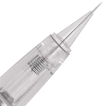 Pinkiou 1R Microblading-Nadeln Tattoo-Nadeln Einweg-Edelstahl-Tattoo-Klingen für Permanent Make-up-Maschine (10 Stück)
