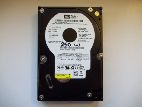 Western Digital Caviar 250GB - internal hard drives (Serial ATA II, 5 - 55 °C, 101.6 x 147 x 26.1 mm)