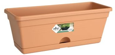 Elho Green Basics Trough Mini 30 - Fioriera per BalconeInterno esterno - Ø 29.6 x H 11.0 cm - Marrone/Mild Terra