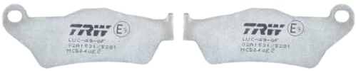 TRW MCB648EC Organic Eco Bremsbelagsatz für Vertemati E 2001-2003 Vorderachse und andere Motorräder