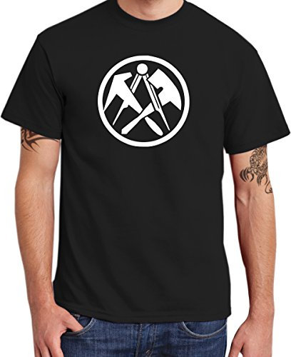 clothinx - Dachdecker Zunft Boys Shirt Schwarz, Größe XXL