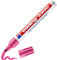 edding 3300 Permanentmarker - pink - 1 Stift - Keil-Spitze 1-5 mm - schnell trocknender Permanent Marker - wasserfest, wischfest - für Karton, Kunststoff, Holz, Metall - Universalmarker