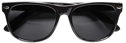 W WIDMANN MILANO Party Fashion 6729C - Brille mit dunklen Gläsern, schwarz, für mehrere Charaktere, Karneval, Mottoparty